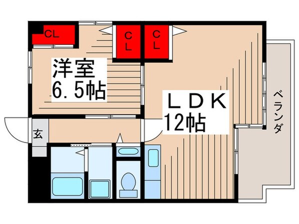 ＴＯＭＩＫＵＲＡ　Ⅰの物件間取画像